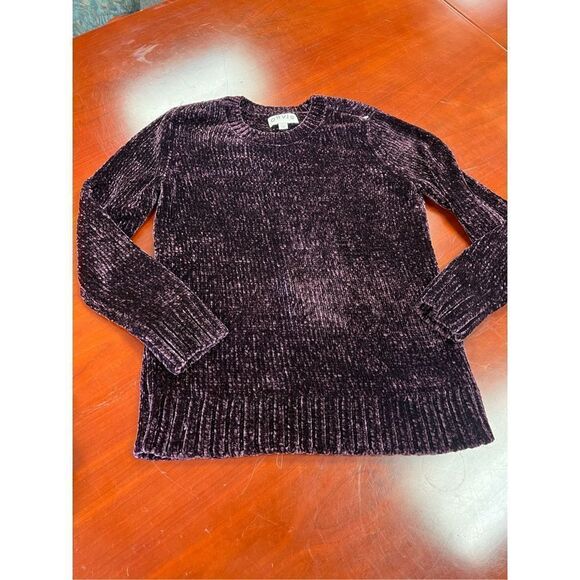 Orvis Plum Thick Chenille Sweater sz NWOT - Picture 1 of 6